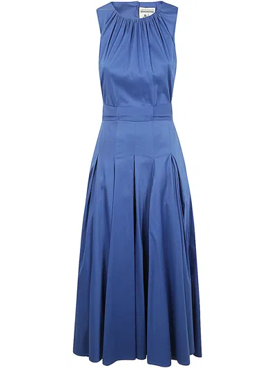 Shop Semicouture Eva Dress Clothing In Blue