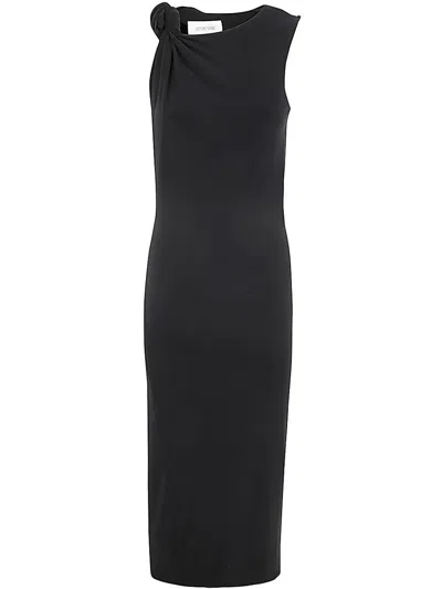 Shop Sportmax Nuble Jersey Mini Dress Clothing In Black