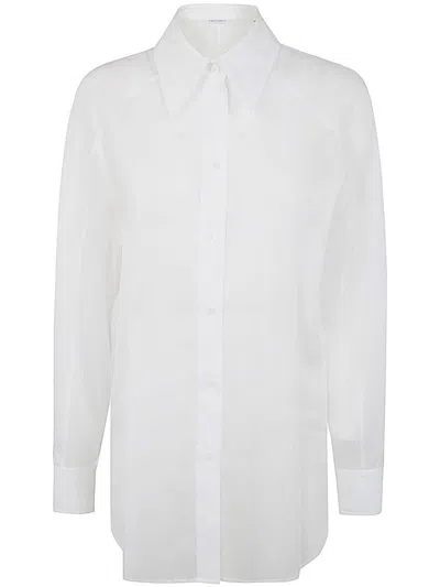 Shop Alberta Ferretti Classic Organdy Shirt Clothing In White