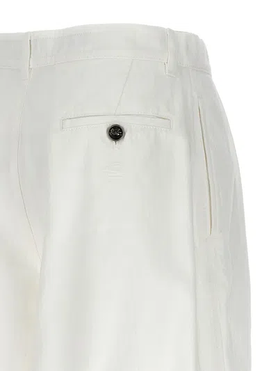 Shop Etro Shorts In White