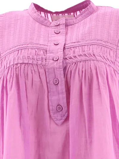 Shop Isabel Marant Étoile 'leazali' Midi Dress In Purple