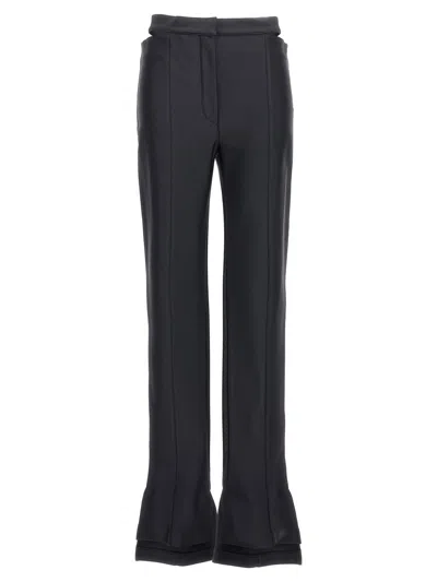 Shop Mugler Shiny Pants In Black