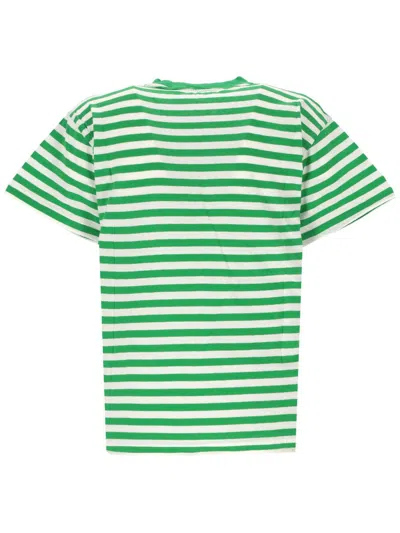 Shop Polo Ralph Lauren T-shirts And Polos In Preppy Green/white