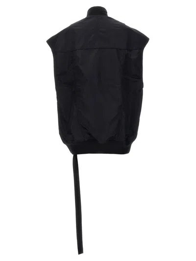 Shop Rick Owens Drkshdw "jumbo Flight" Vest In Black