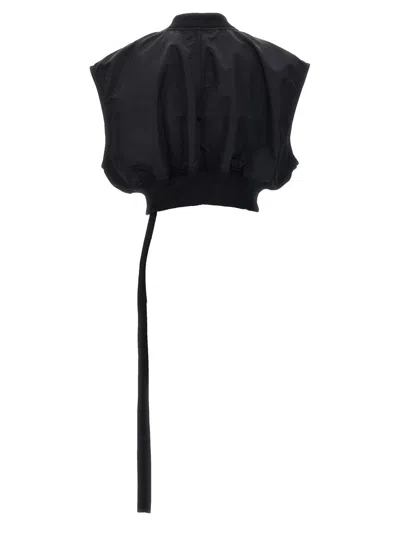 Shop Rick Owens Drkshdw 'babel Tatlin Bomber' Vest In Black
