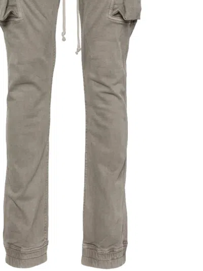 Shop Rick Owens Drkshdw Drkshdw Stretch Denim Cargo Pants In Mastodon Style In Neutro