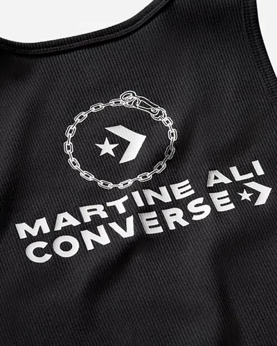 Shop Converse X Martine Ali Tank Top In Black