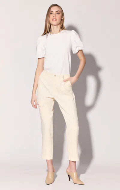 Shop Walter Baker Mina Pant, Meringue In Multi