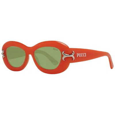 Shop Emilio Pucci Women Women's Sunglasses In Orange
