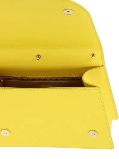 Shop Dolce & Gabbana "dg Logo" Crossbody Bag In Yellow