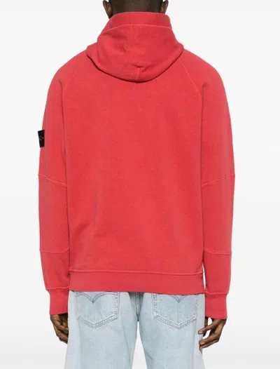 Shop Stone Island Sweaters Red
