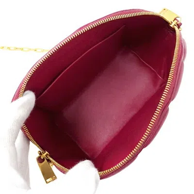 Shop Bottega Veneta Cassette Burgundy Leather Shopper Bag ()