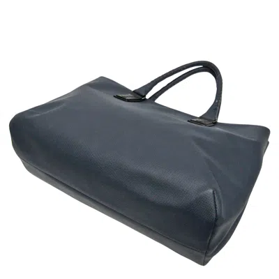 Shop Bottega Veneta Marco Polo Navy Leather Tote Bag ()