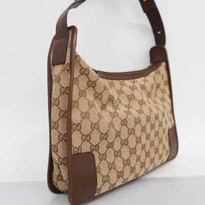 Shop Gucci Brown Canvas Tote Bag ()