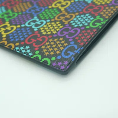 Shop Gucci Gg Supreme Multicolour Leather Clutch Bag ()