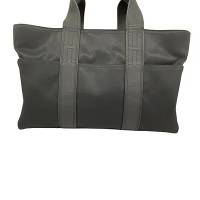 Shop Hermes Hermès Acapulco Black Canvas Tote Bag ()