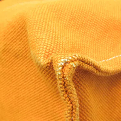 Shop Hermes Hermès Torsade Orange Cotton Tote Bag ()