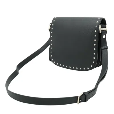 Shop Mcm Black Leather Shoulder Bag ()