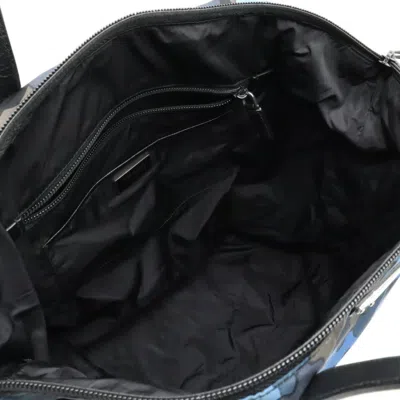 Shop Prada Blue Synthetic Tote Bag ()