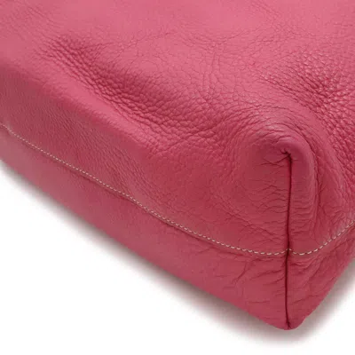 Shop Prada Vitello Pink Leather Tote Bag ()