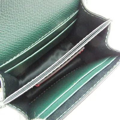 Shop Valentino Garavani Green Leather Shoulder Bag ()