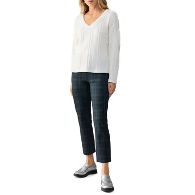 Sanctuary Carnaby Kick Crop Pants In Blue Moon Plaid In Blue