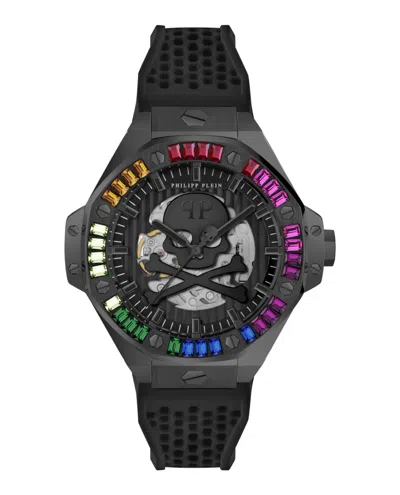 Shop Philipp Plein Plein $keleton Royal Automatic Watch In Multi