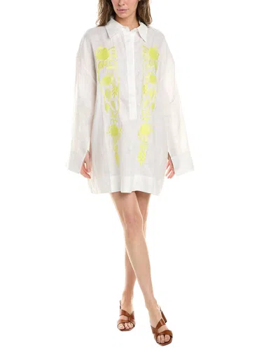 Shop Cynthia Rowley Scalea Embroidered Dress In White
