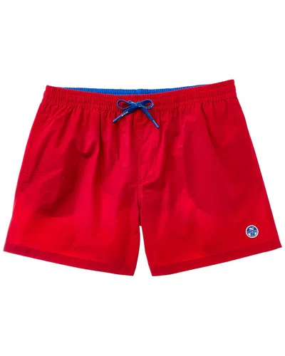 Shop North Sails Swim Short In Red