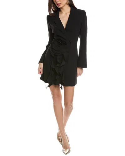 Shop Amanda Uprichard Parnell Blazer Mini Dress In Black