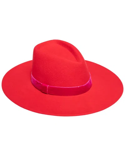 Shop Eugenia Kim Harlowe Wool Hat In Red