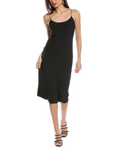 Shop Amanda Uprichard Talena Midi Dress In Black