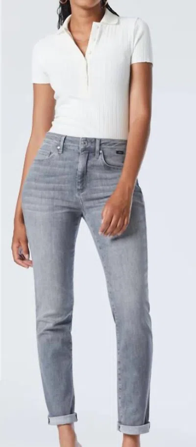 Mavi Kathleen Jeans In Mid Grey In Grey