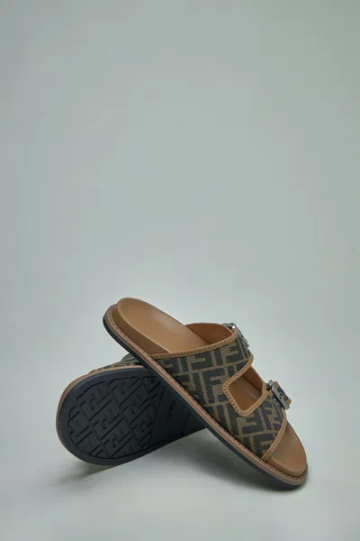 Shop Fendi Sandal Calf