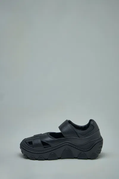 Shop Kiko Kostadinov Sandal Hybrid Black Soot