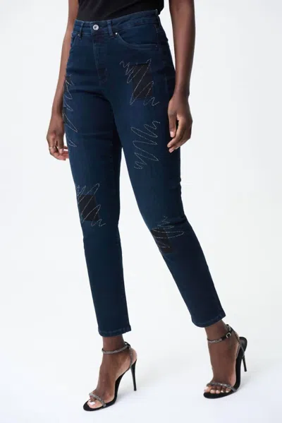 Joseph Ribkoff Indigo Denim In Denim Blue In Multi