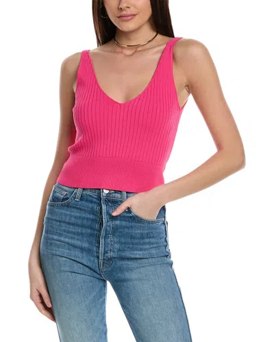 Shop Line & Dot Lynn Sweater Tank Top In Pink