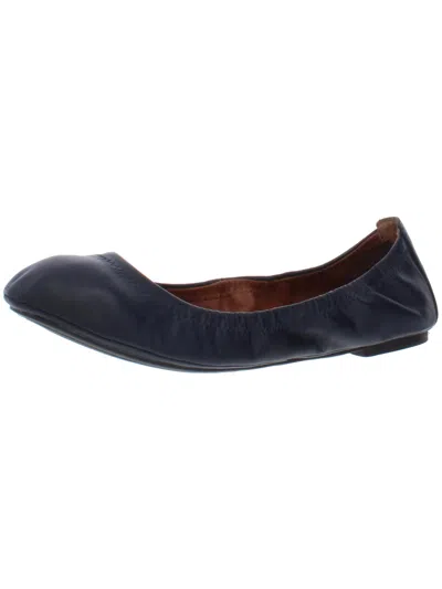Shop Lucky Brand Emmie Womens Leather Round Toe Ballet Flats In Multi