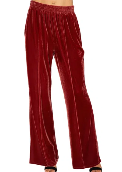 Shop S'edge Harrison Pant In Cabernet In Red