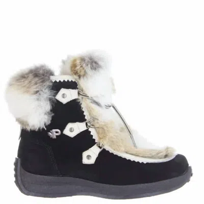 Shop Pajar Women's Suzie Fur Boot In Black