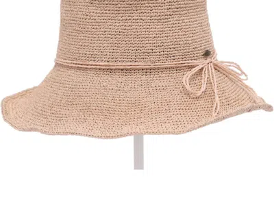 Shop Cc Women's Lurex Cloche Sun Hat In Rose In Multi