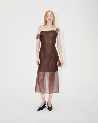 Shop Stine Goya Roxanna Dress In Brown