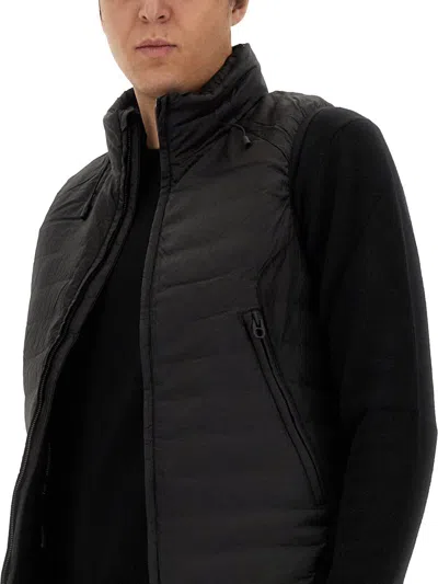 Shop Jg1 Padded Vest In Black