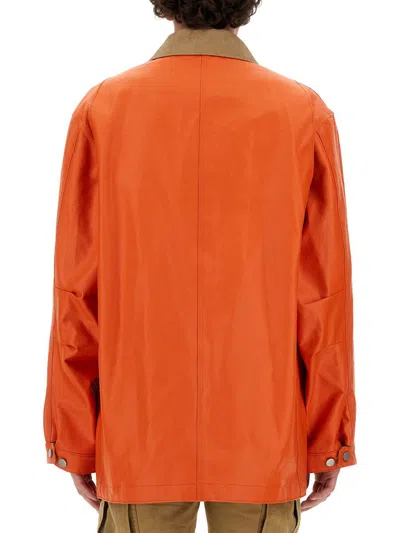 Shop Junya Watanabe Man X Carhartt Jacket In Orange