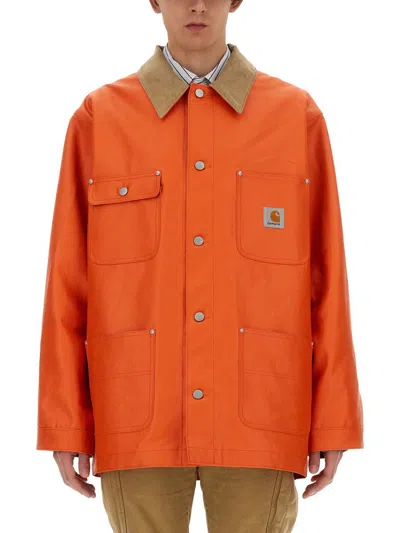 Shop Junya Watanabe X Carhartt Jacket In Orange