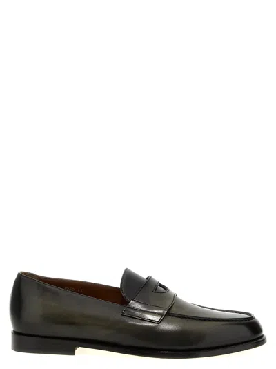 Shop Doucal's 50 Years Anniversary Loafers Green