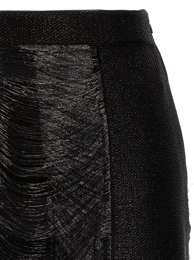 Shop Alexander Mcqueen Armor Stitch Skirt Skirts Black