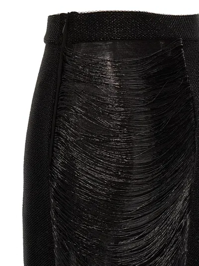 Shop Alexander Mcqueen Armor Stitch Skirt Skirts Black