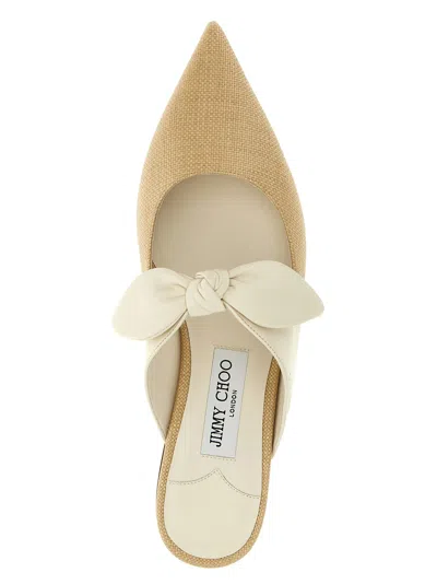 Shop Jimmy Choo Rali Flat Flat Shoes Beige