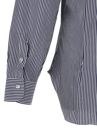 Shop Barba Striped Shirt Shirt, Blouse Blue